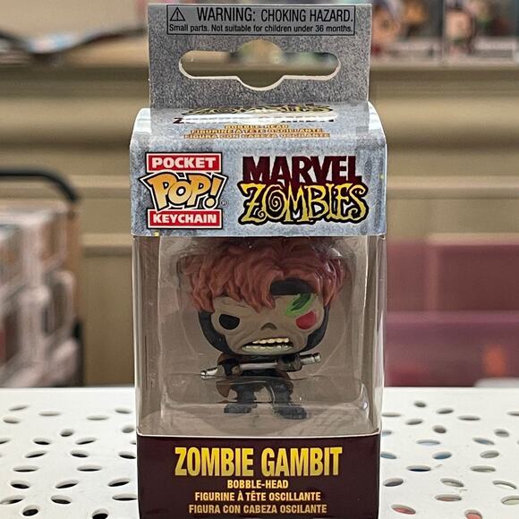 Funko Pocket Pop Keychain Marvel Zombie Gambit - Picture 1 of 2